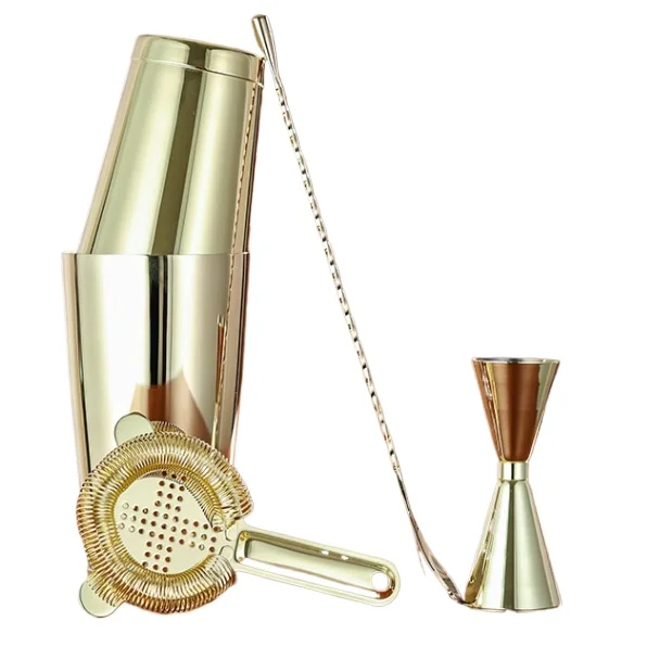 shaker set, home cocktail tool set, milk tea shop ice shaker.