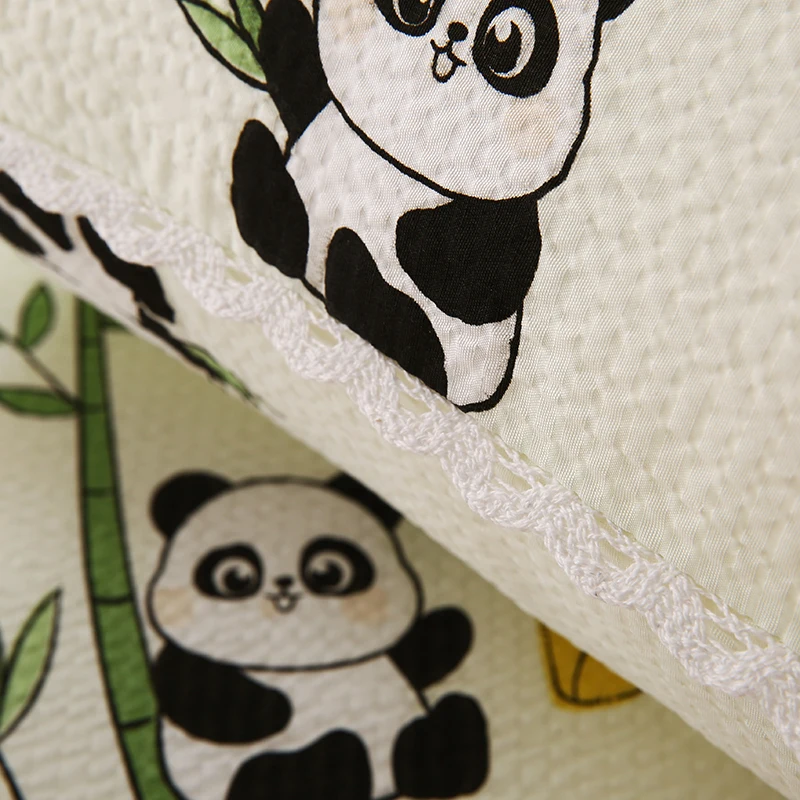 2025 الباندا الصينية طباعة العظام النوم حماية الرقبة وسادة لغرفة النوم الدانتيل وسادة الأساسية حماية فقرات عنق الرحم وسادة