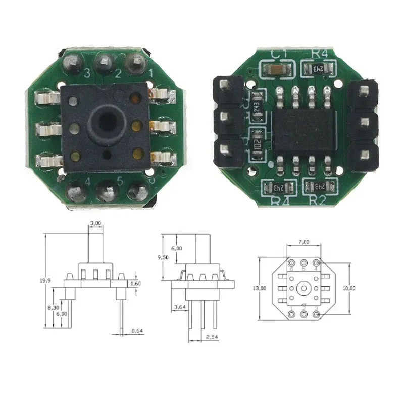 XGZP6847A Electronic Sphygmomanometer Gas Pressure Sensor Transmitter Module Marometer 0-40kPa