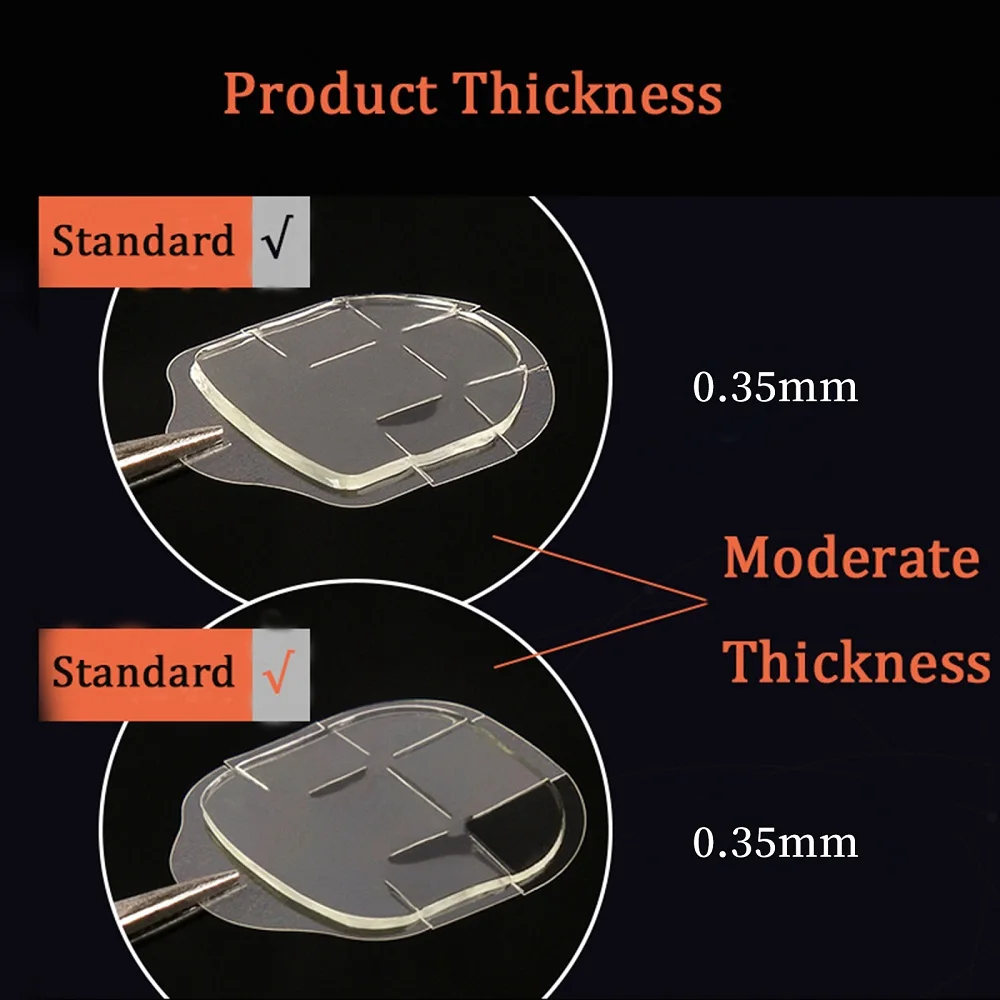 Cinta adhesiva fuerte para puntas de uñas a presión, película adhesiva de doble cara para uñas postizas, transparente, 240 Uds.