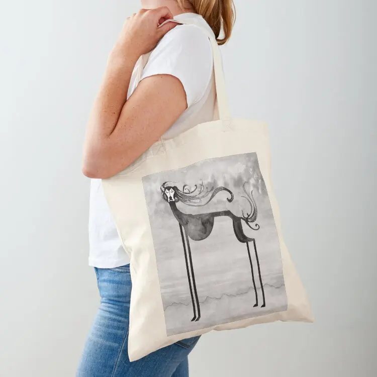 

Saluki! Tote Bag cute tote bag supermarket folding bag sac pour femme hand