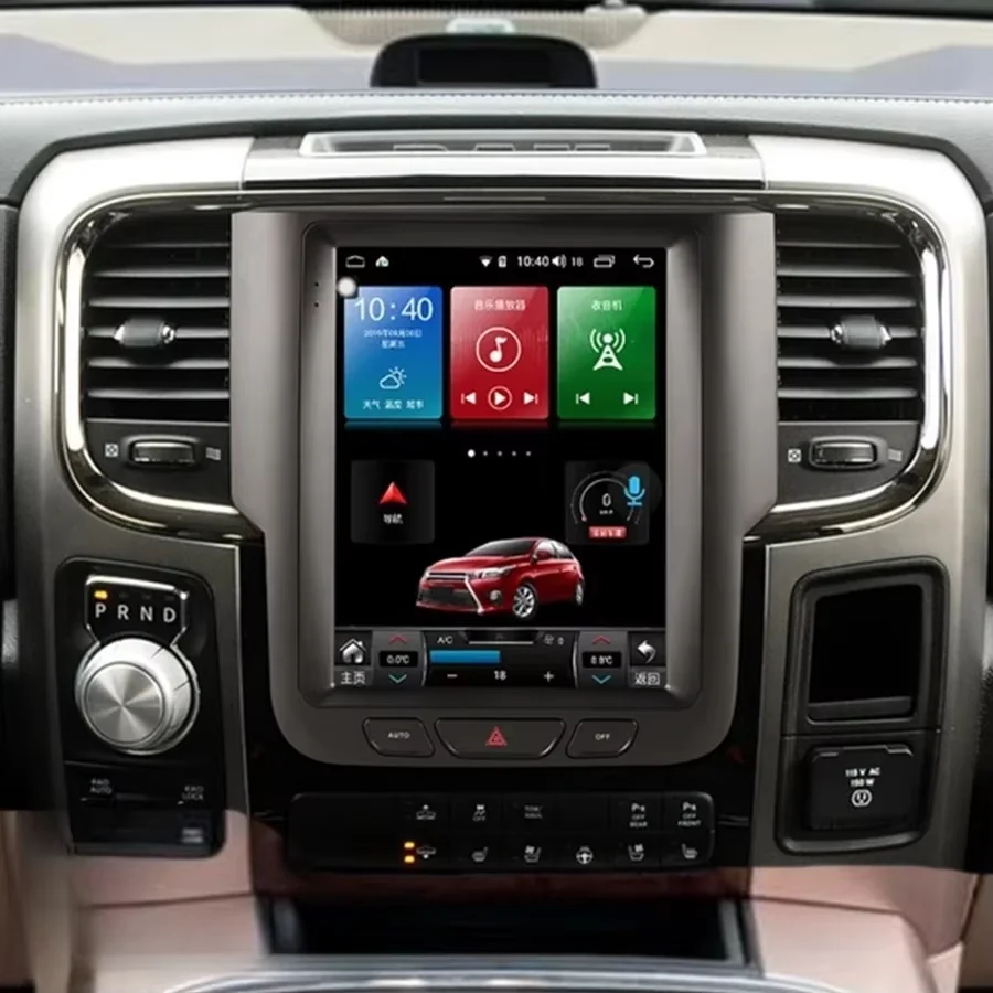 راديو سيارة 9.7 بوصة لسيارة دودج رام 1500 2500 3500 2013-2018 مع 4G GPS سماعة لاسلكية تعمل بالبلوتوث CarPlay وحدة رأس ستيريو بشاشة تعمل باللمس