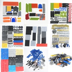 Technical Parts Bulk Set Pin Liftarm Bricks Studless Beam Axle Plug Connector Panel Gear MOC Building Block Compatible with Lego