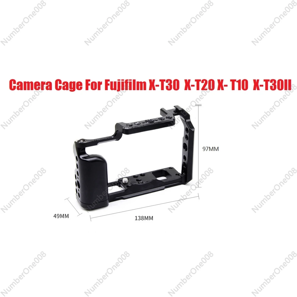 Aluminum Camera Cage for Fujifilm Fuji X-T30 X-T20 X- T10 X-T30II Protective Cage Accessories Quick Release Plate