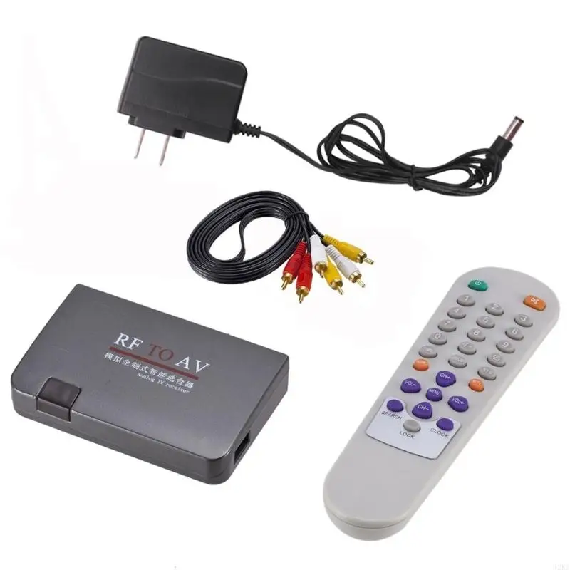 

62KA Universal RF to Video Converter Channel Select Supports NTSC Formats and more