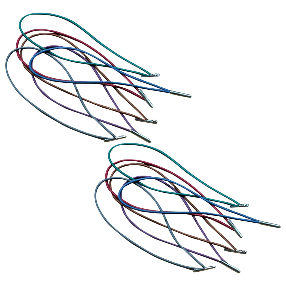 12pcs Elastic Bands for Notebook Travel Journal Wrap Band Reliable Fixing Book Cover Strap Stretchy Spring Band