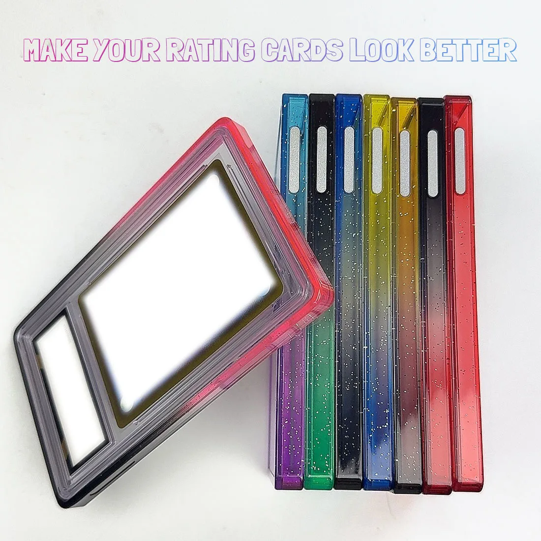 For PSAcard with Glitter TPU 35PT Transparent Backing Bricks and Shock-Resistant Protective Display Cases For Collectible Card - view 5