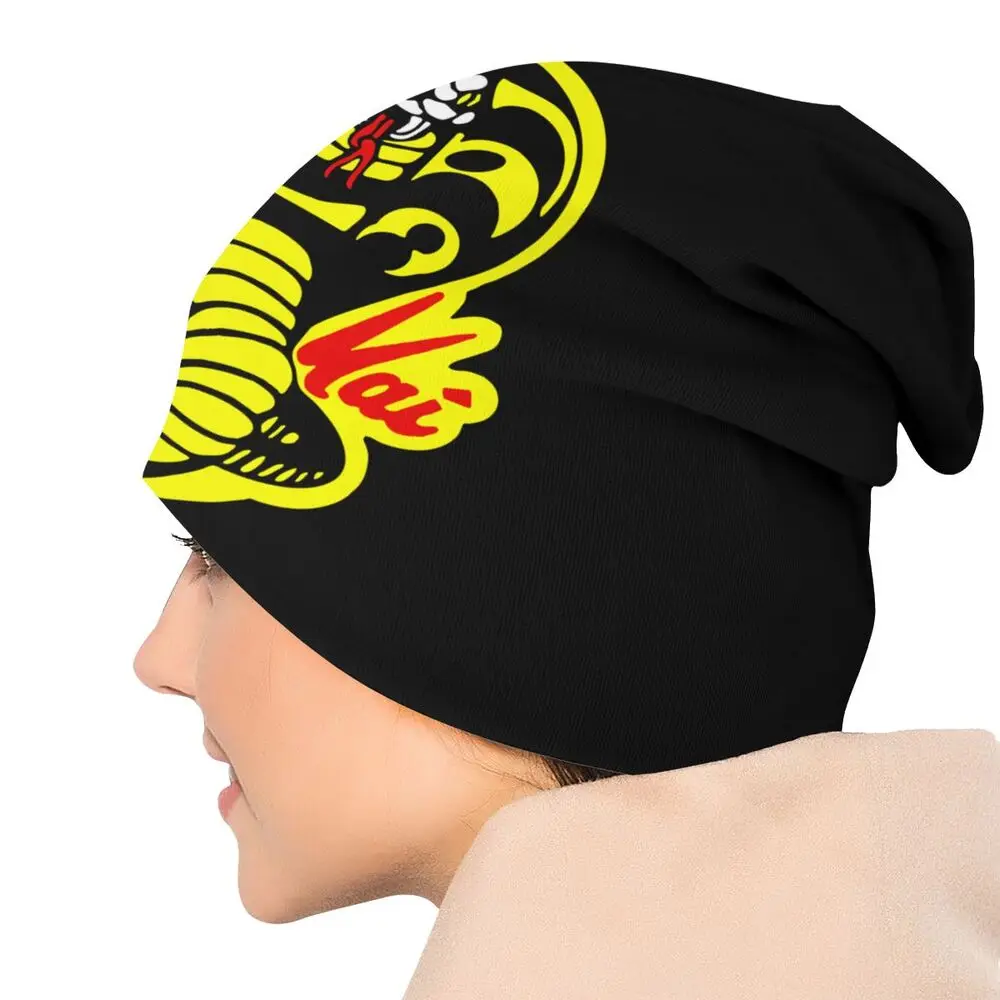 Karate Kid Cobra Kai Vintage Bonnet Hat Goth Winter Ski Skullies Beanies Hat for Men Women Knit Hat Warm Thermal Elastic Caps