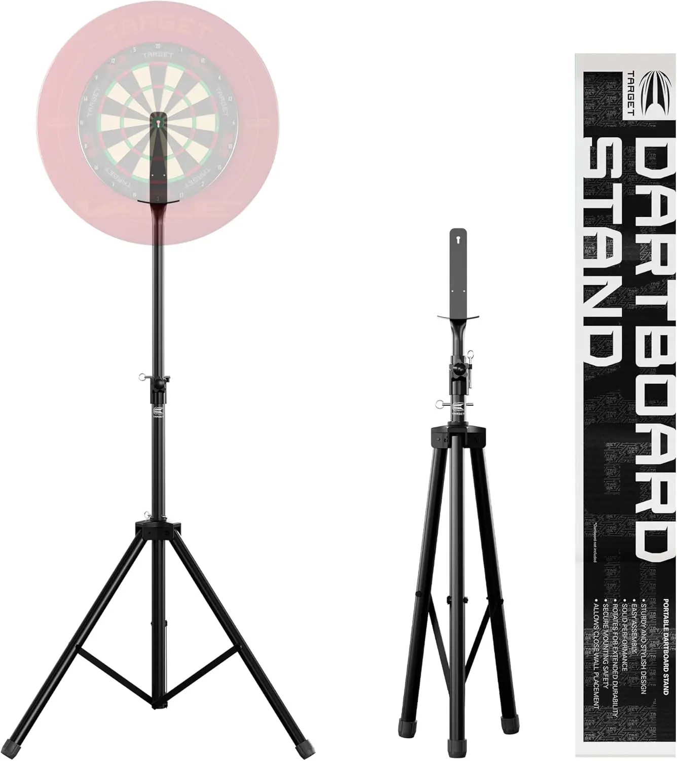 Tragbarer Darts ch eiben ständer mit Stativ, freistehend mit Halter, für den Innen-/Außenbereich,