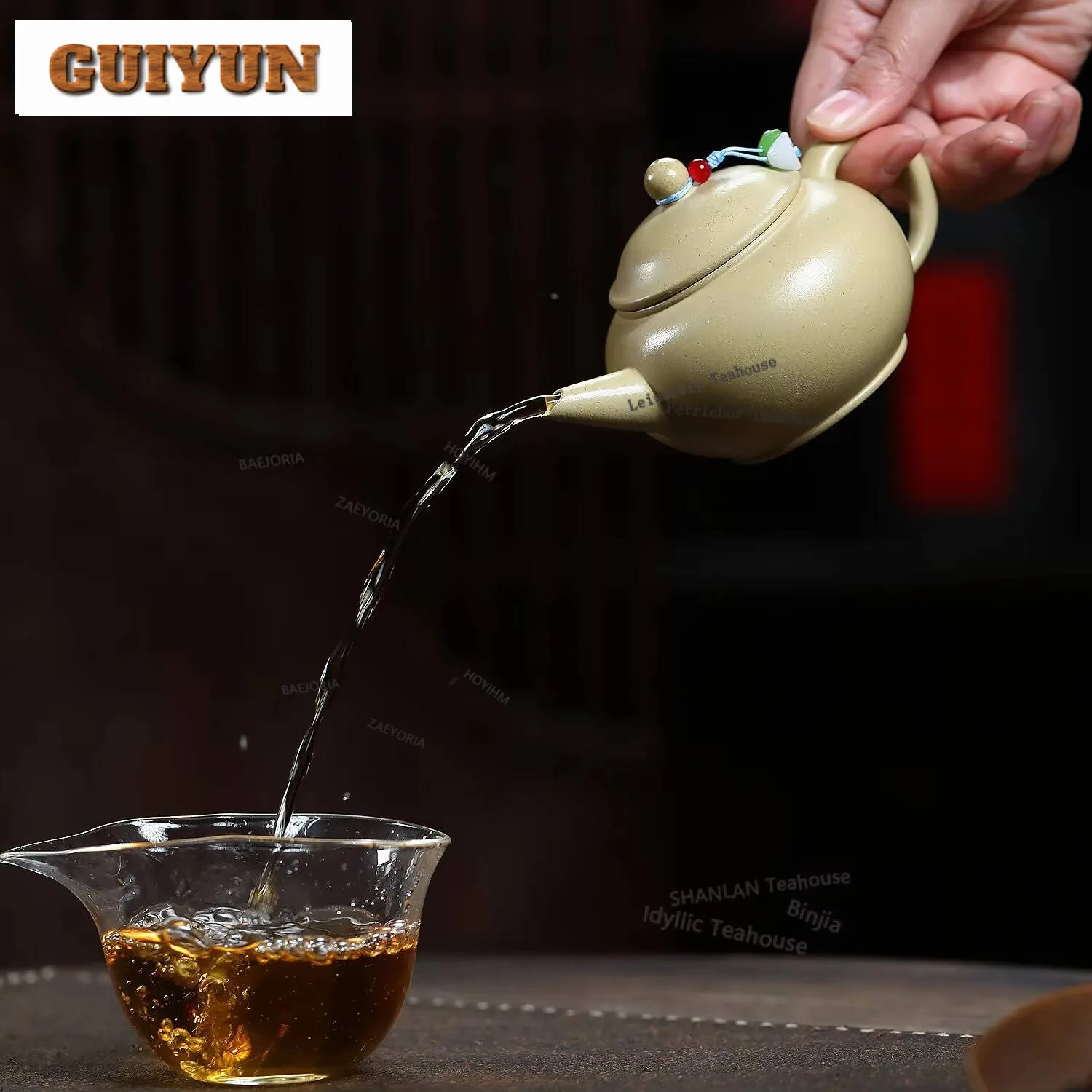

220ml Luxury Yixing Purple Clay Teapots Handmade Level Pot Raw Ore Motoyama Green Mud Kettle With Filter Zisha Tea Set Supplies