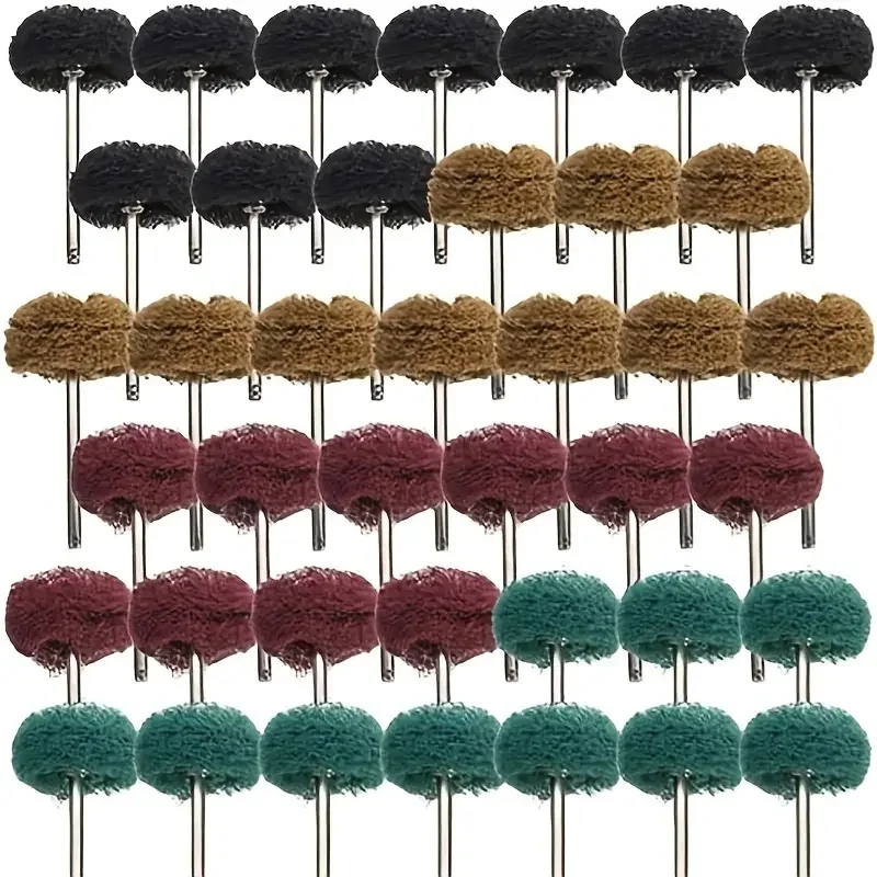 5-20pcs Mini Drill Abrasive Brush Nylon Buffing Polishing Wheel Dremel Rotary Hand Tool Accessories Set Rust Remover