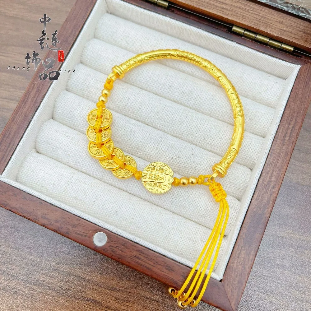 Five Emperors Coin, Five Road Wealth God Half Ring, Five Emperors Coin Good Omen 9999gold