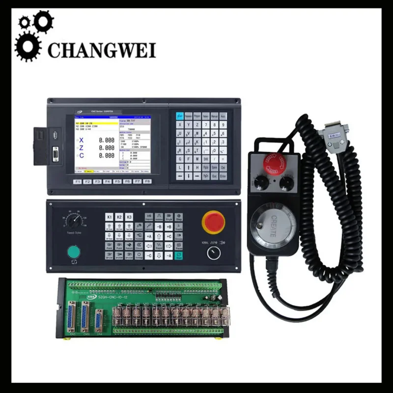 

Новый и мощный контроллер ЧПУ SZGH-CNC1000TDb-5, токарный станок, пятиосевой контроллер ЧПУ, сервошаговый шаговый двигатель с маховиком