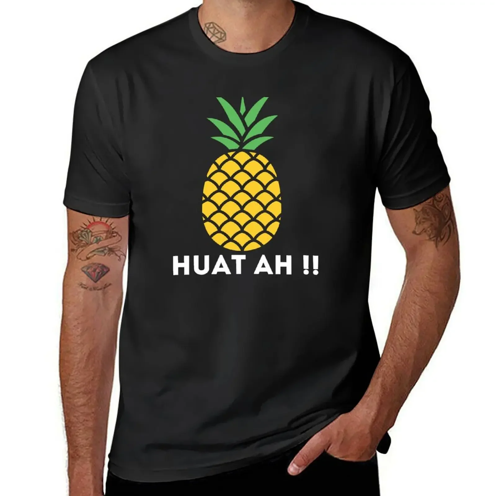 Singlish - Huat Ah (Good Wealth) T-Shirt graphic t shirt vintage aesthetic clothes rapper graphic tees cotton t shirt men