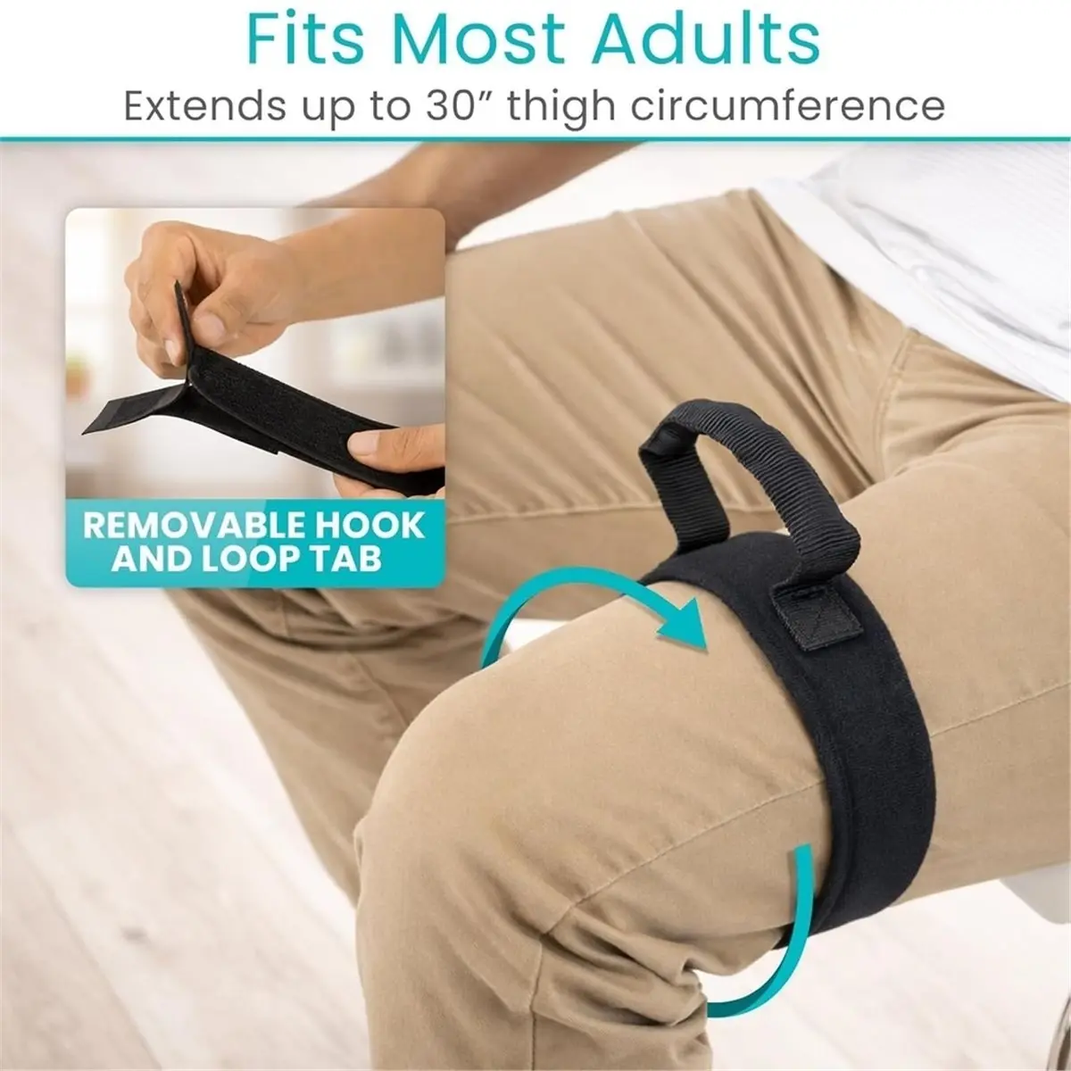 Multi-use Gear 2pcs Pull Up Assistive Strap, Leg Movement Pull Up the Assistive Strap, Suitable for Elderly & Disabled Transfer