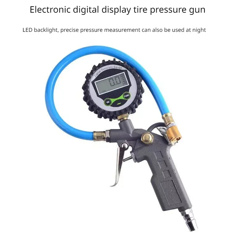 Digital Tire Monitor with Inflation Pressure Gauge for Inflation Gun Pressure Gauge