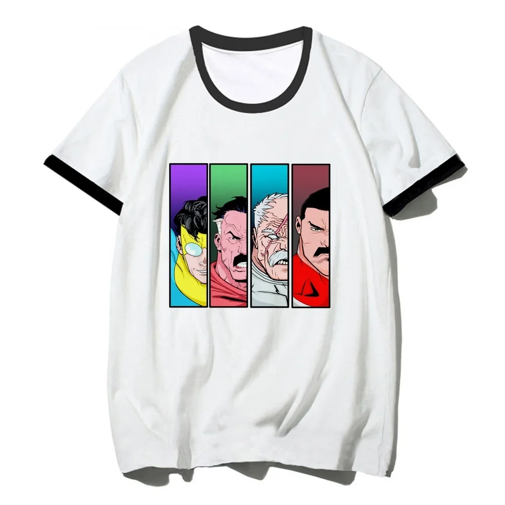 Invincible shirt teen alternative  manga 80s gothic cute top tees harajuku meme alternative  baddie jojifuku