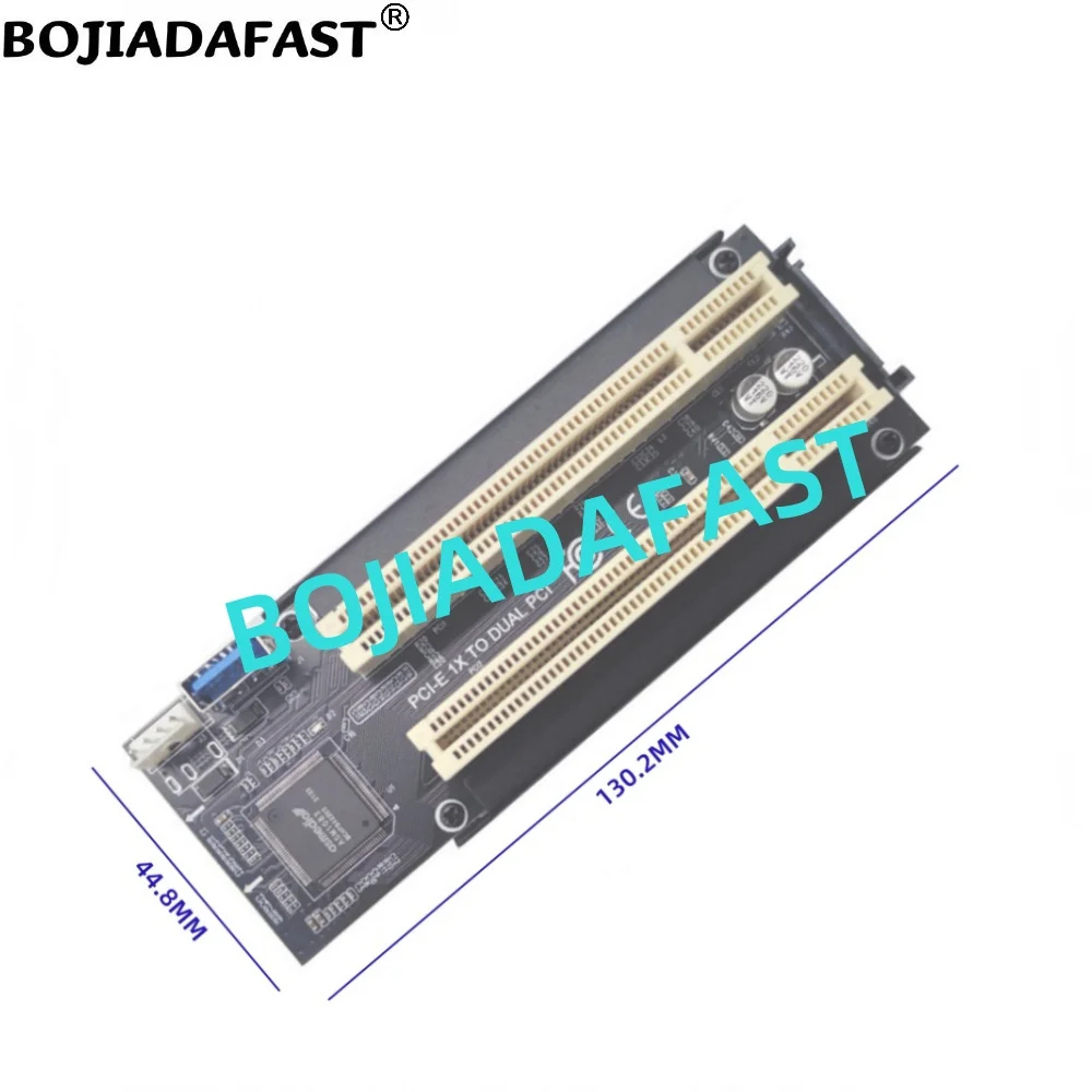 사운드 세금 제어 캡처 음성 직렬 병렬 카드, 미니 PCI-E PCIe MPCIe 확장 컨버터 카드, 2 * PCI 슬롯