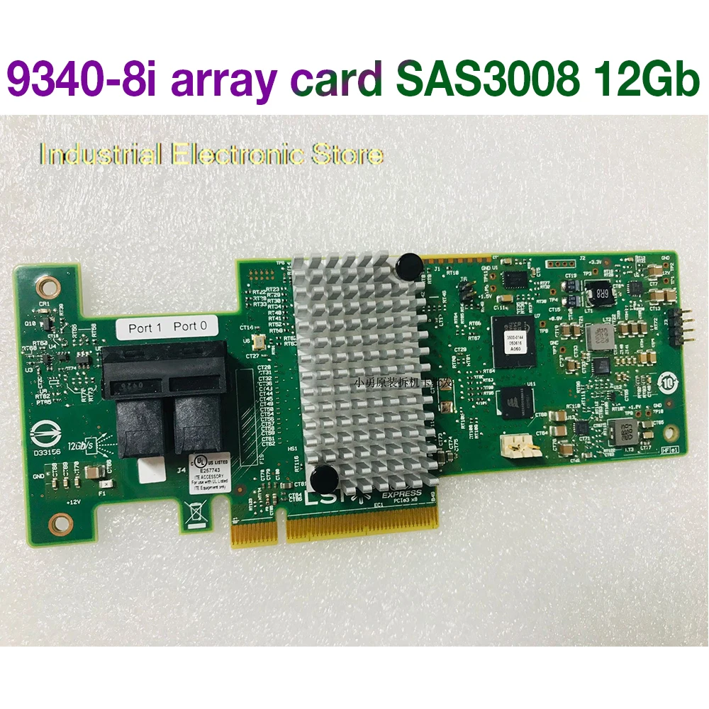 For LSI 9340-8i array card SAS3008 12Gb passthrough expansion card IBM M1215 46C9115