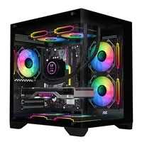 AOC CG391 PC Case MATX Gaming Desktop Case Supports 240 Water Cooling With 3 Fans Computer Case Sea View Room 컴퓨터 섀시 ータシャーシ 3