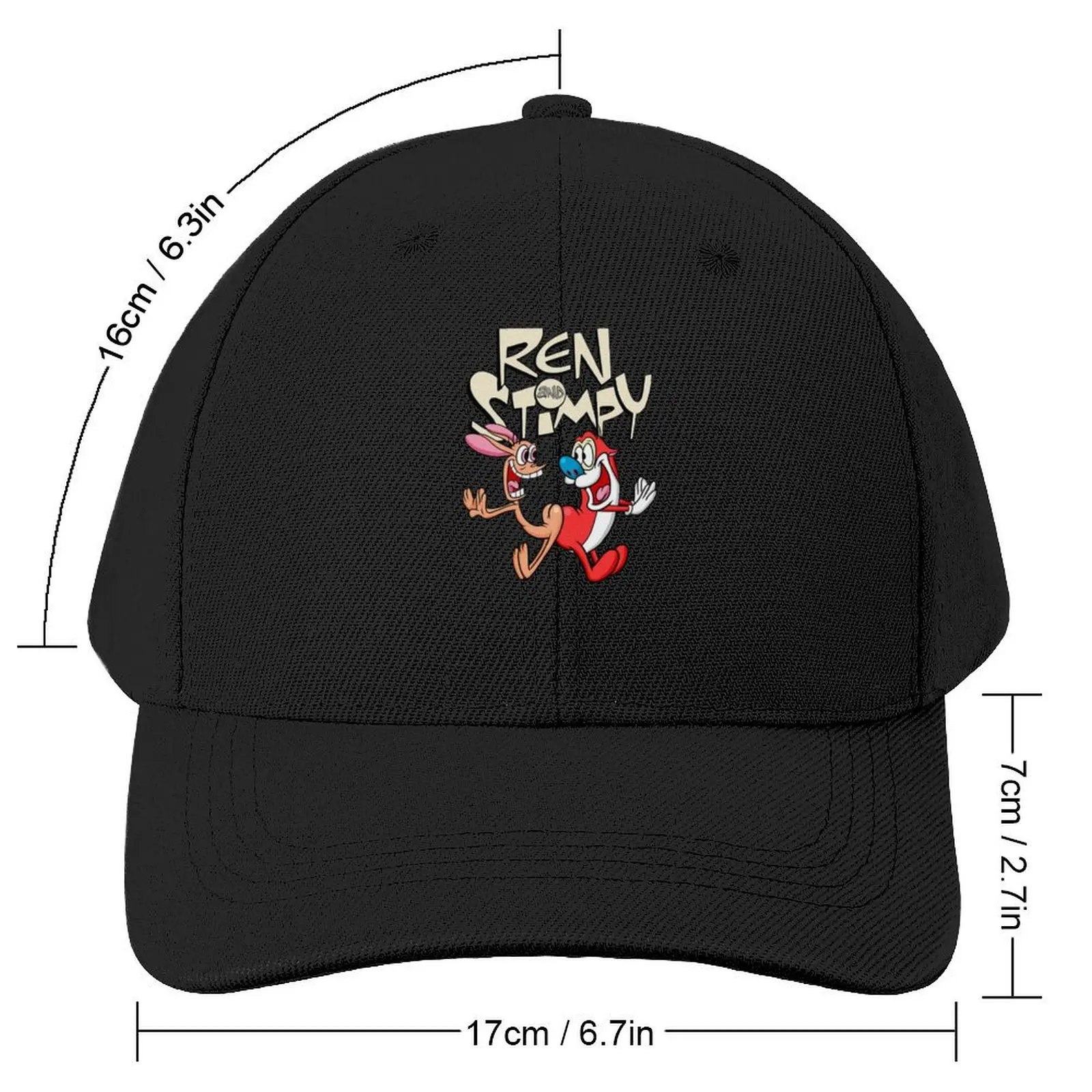 The Ren and Stimpy Show Baseball Cap sun hat Hip Hop Golf Cap Women Men's