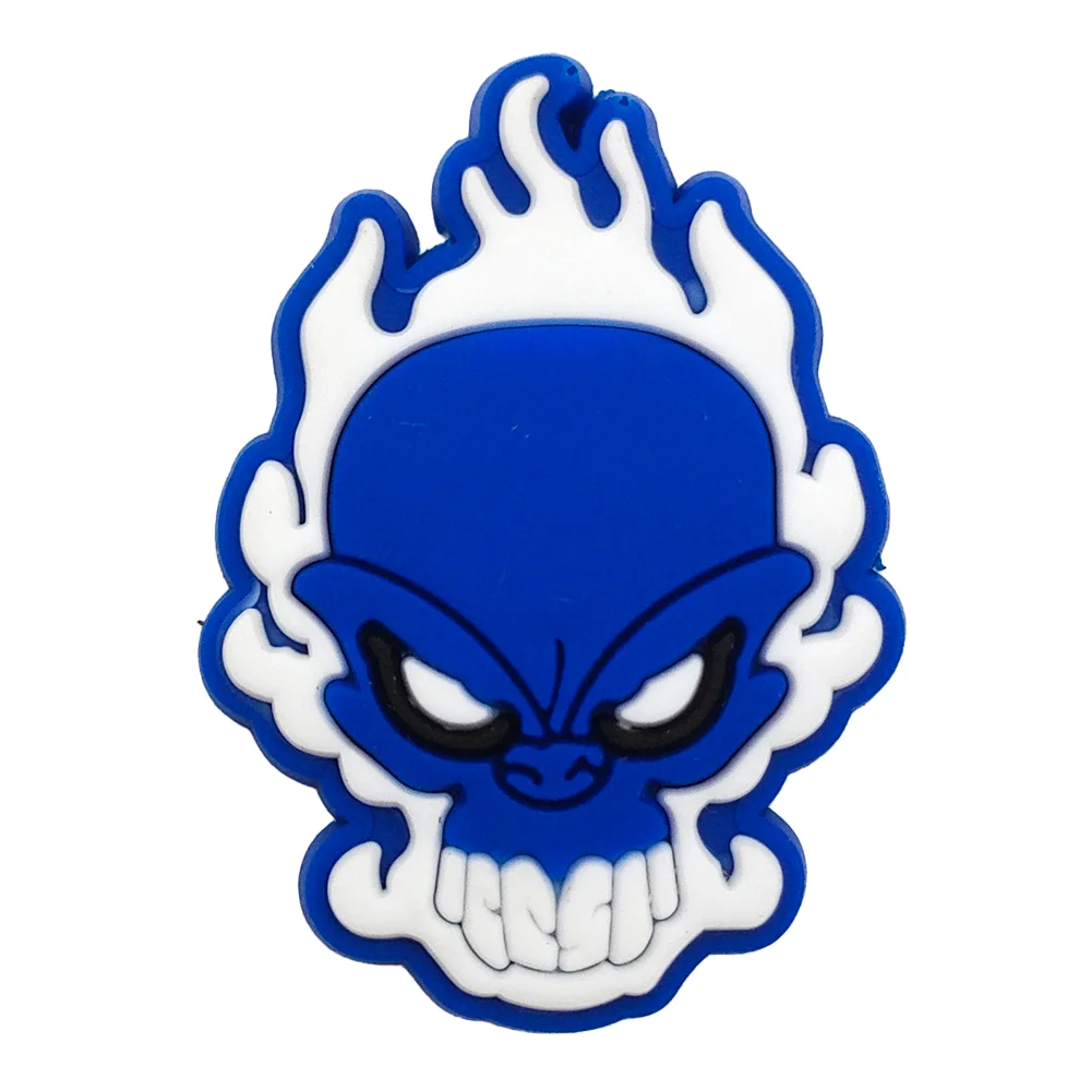 3/20 قطعة بولي كلوريد الفينيل هيكل عظمي للهالوين حذاء ساحر إكسسوارات مشبك صالح الأساور حذاء سحر الديكور