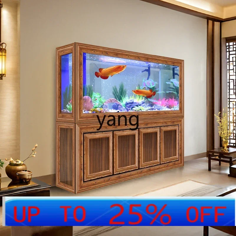 

LTT китайский золотой дракон аквариум большой экран для гостиной нижний фильтр 2-метровый бытовой