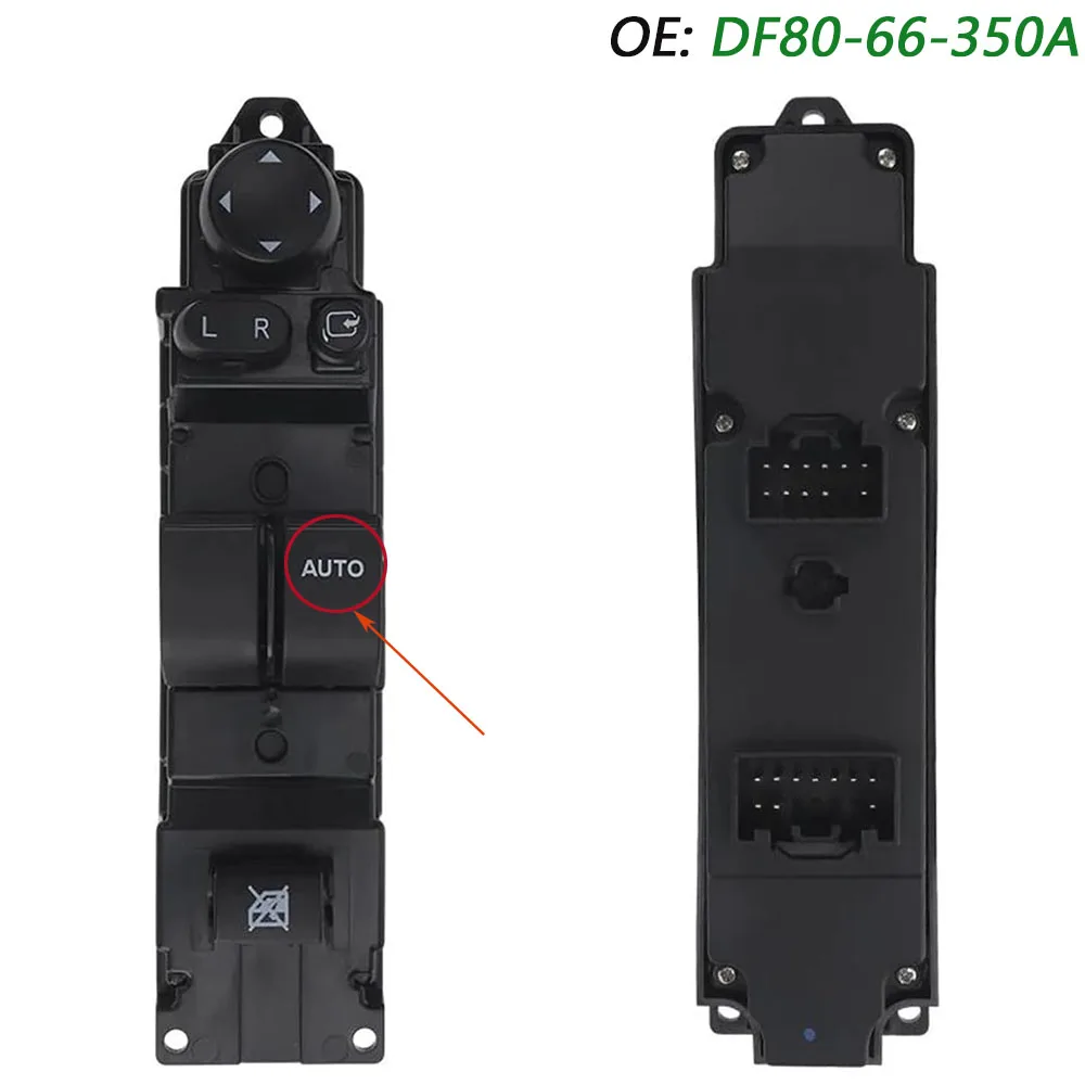 

For Mazda 2 2008 RHD Auto Electric Power Master Window Lifter Switch Car Replacement Accessories DF80-66-350A DF8066350A