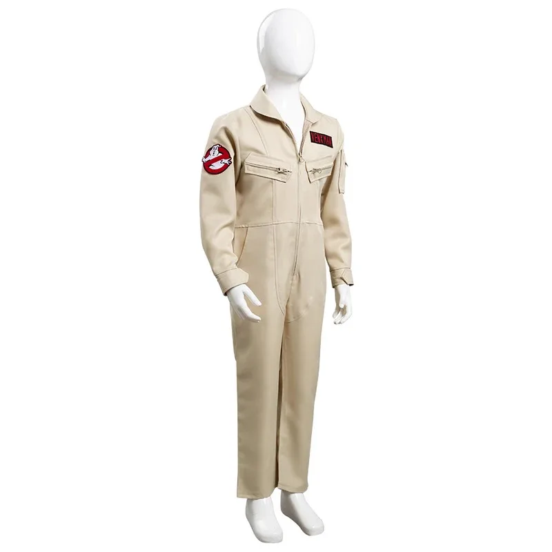 OP01 เด็ก Ghostbusters คอสเพลย์เครื่องแต่งกาย Jumpsuit ฮาโลวีน Carnival Suit6Gd @!