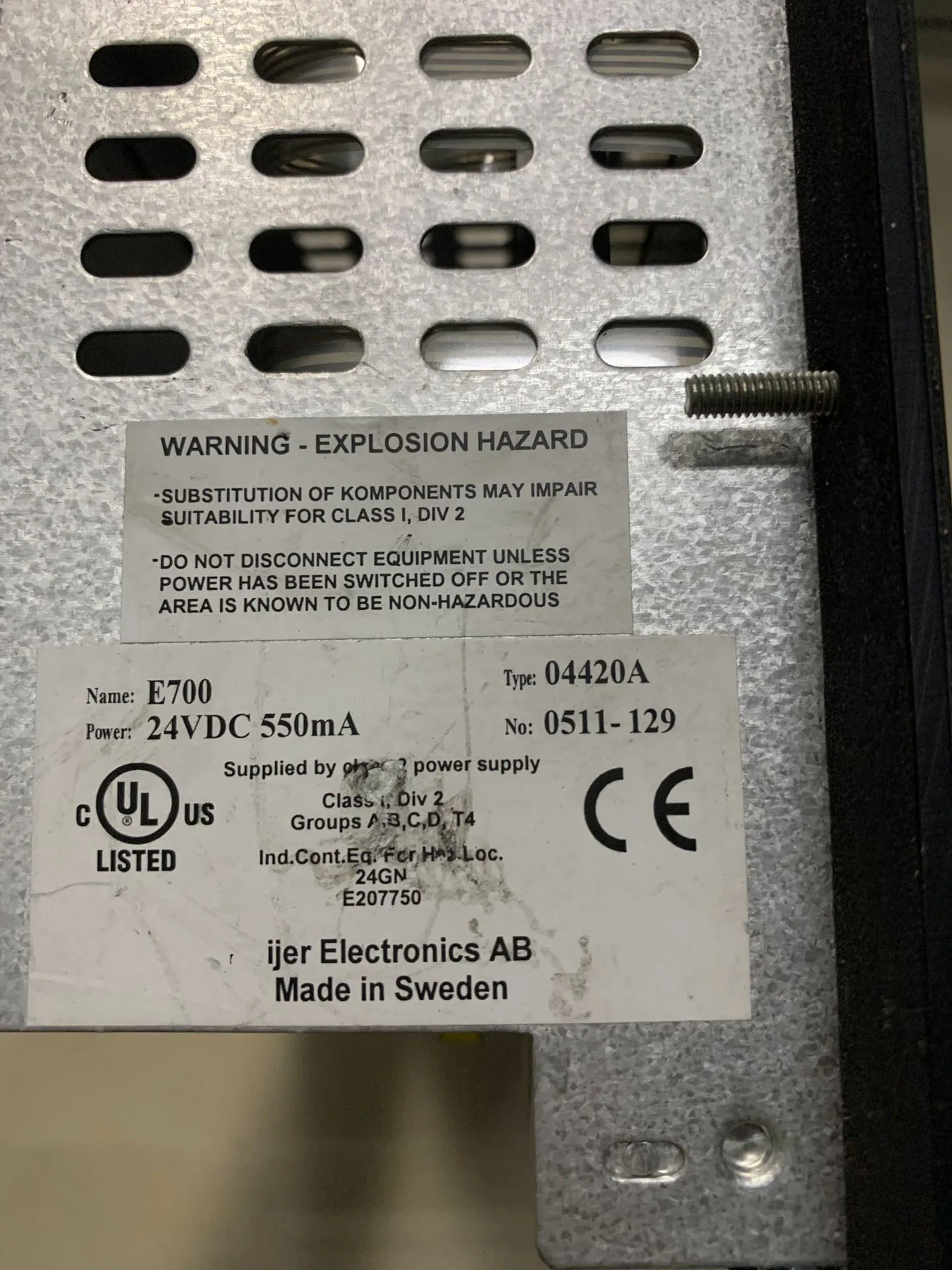 Panel Sentuh E700 04420A untuk Beijer E700 04420A