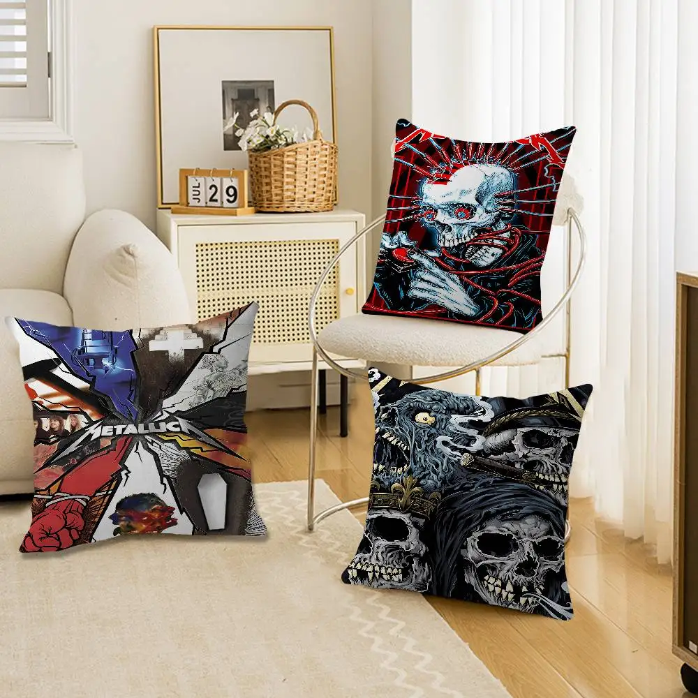 M-Metallicas Maple Design Cushion Cover Happy Autumn Harvest decor Holiday Decorati Pillow Cover