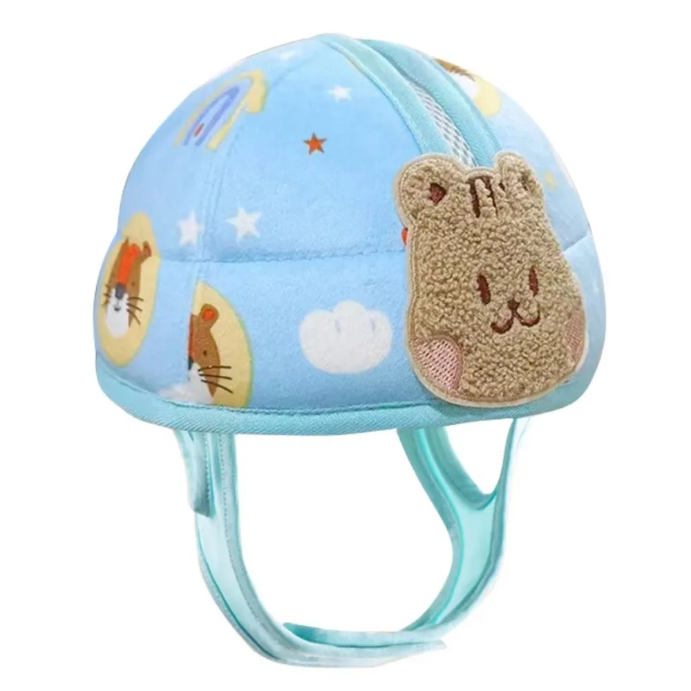 

Cartoon Baby Safety Helmet Anti-fall Pad Protective Infant Crash Cap Ultra-Lightweight Breathable Cushion Bumper Bonnet Crawling