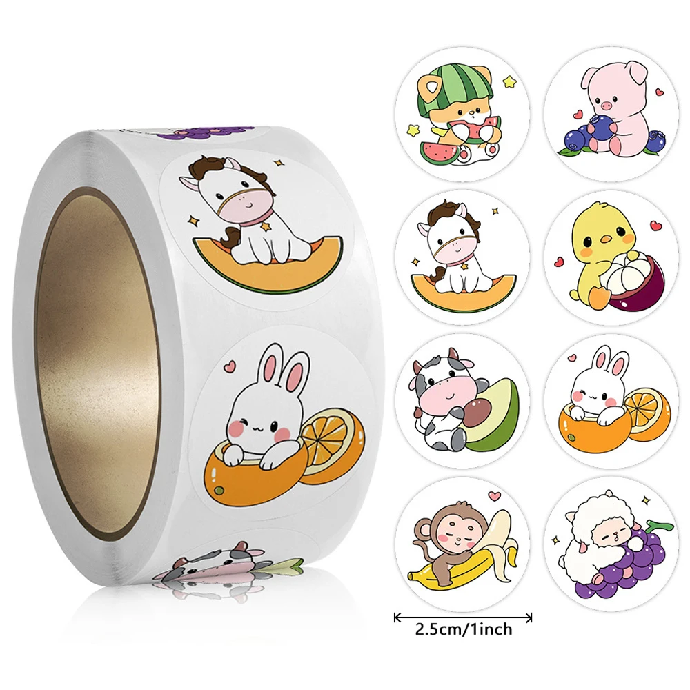 100-500pcs Cute Reward Stickers 8 Designs Scrapbooking Paper Seals Labels for Teacher Stimulate Students Kids Stationery Sticker