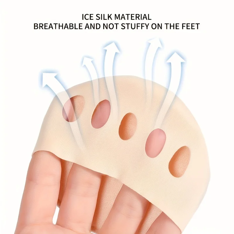 Foot Pad High Heel Forefoot Pad, Soft Invisible Metatarsal Support, Non-Slip And Anti-Foaming Insole Comfortable Insole