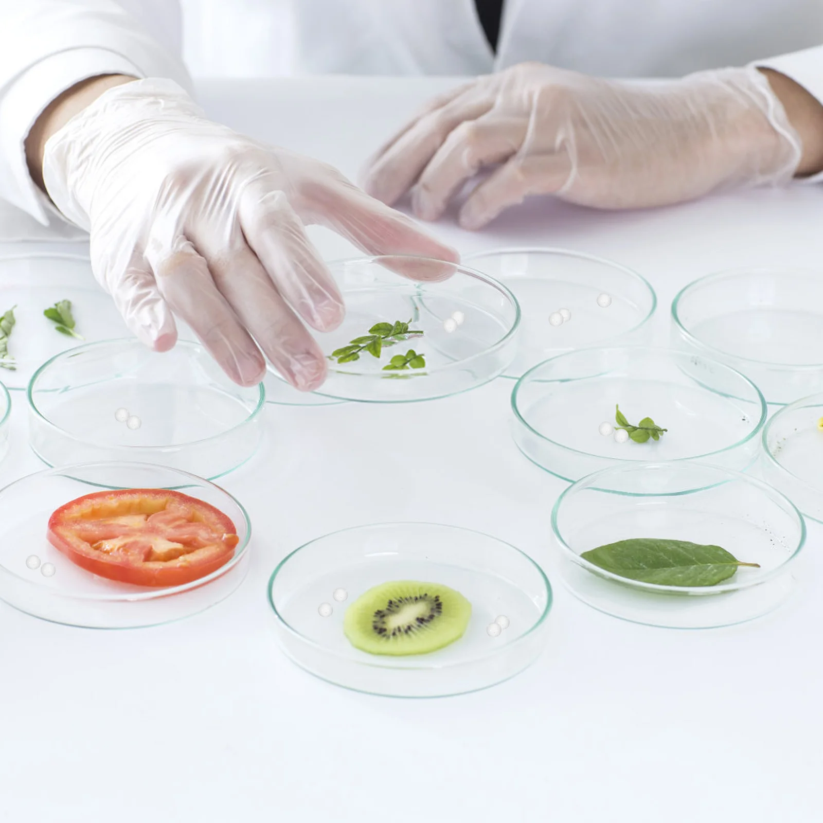 2000Pcs Glass Balls Clear Solid Transparent Glass Sphere Durable Compact Smooth Surface Practical Use Bags Bags