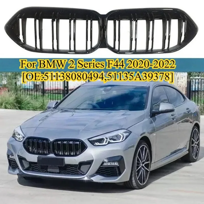 

Single/Dual Slat Style Car Front Grille Bumper Grill for BMW 2 Series F44 2020-2022 Racing Grilles Kit [51138080494,51135A39378]
