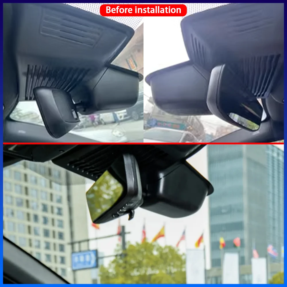 For Volvo S60 V60 S80 V70 XC70 2008-2018 Dash Cam Camera 4K UHD Plug And Play Video Recorder 170° Wide Angle Night Wifi DVR