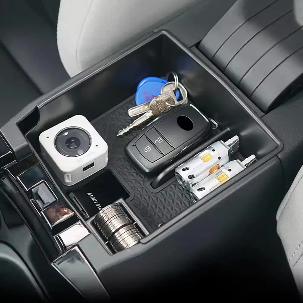  for Toyota COROLLA Cross XG10 2021-2025 Car Central Armrest Storage Box Organizer Tray Case Modification Boxes X2A6