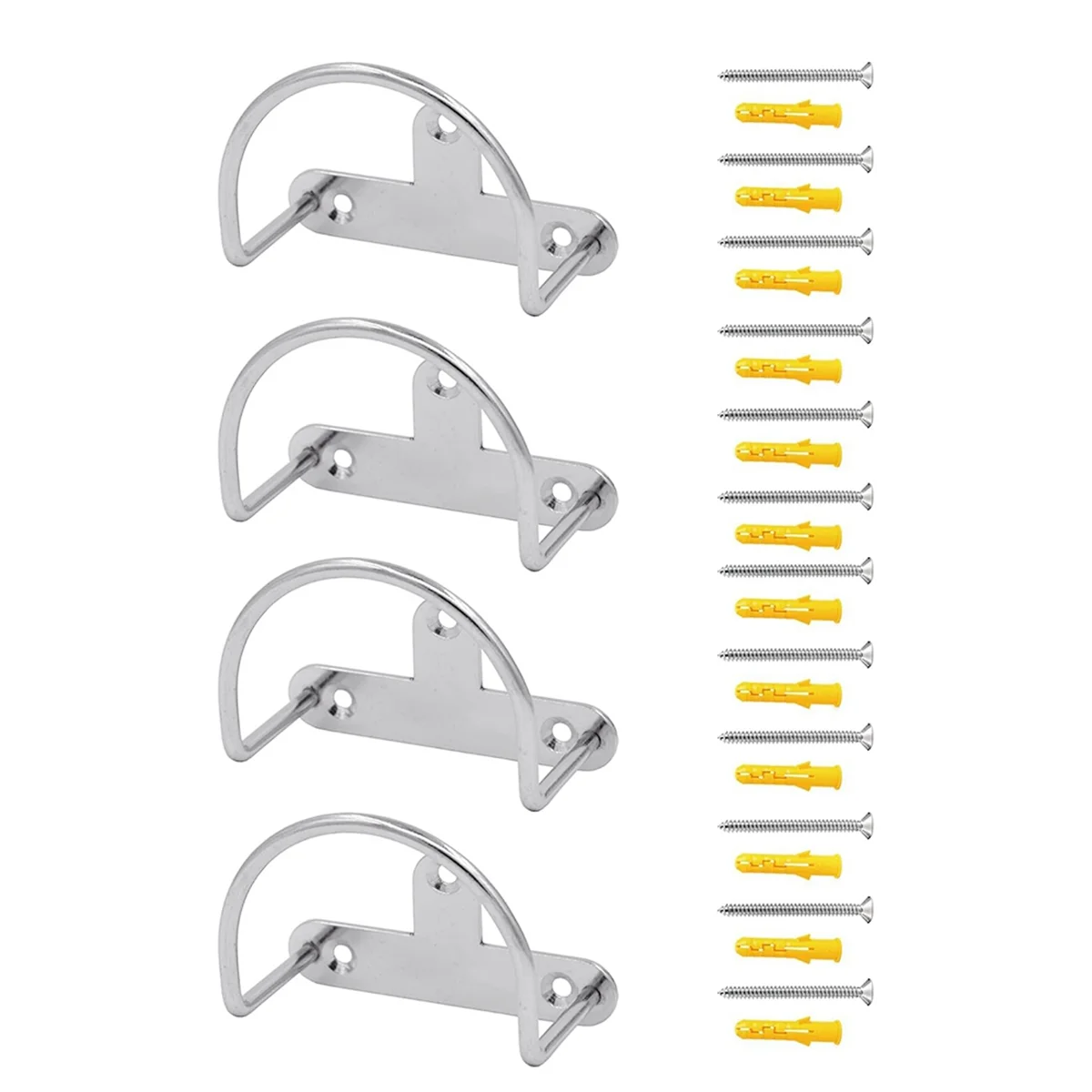 

Eco-f10PCS U Style Swimming Pool Tool Cleaning Accessory Holder for Pool Rakes, Skimmers & Nets, Pool Maintenance