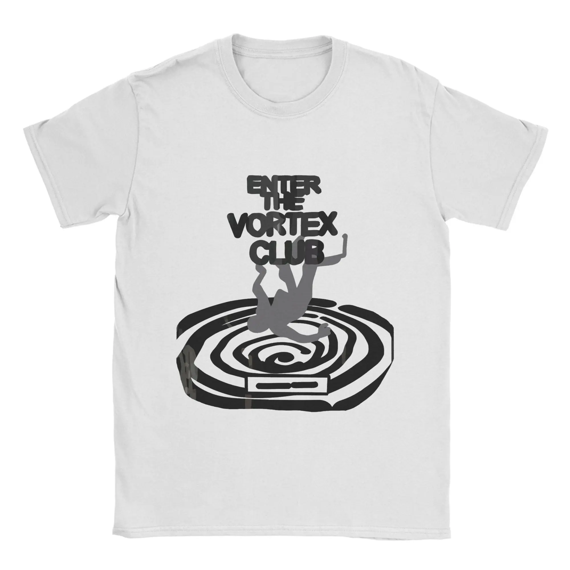 Camiseta Life Is Strange para hombre, camiseta loca Enter the Vortex Club, camisetas de manga corta con cuello redondo, ropa de algodón de talla grande