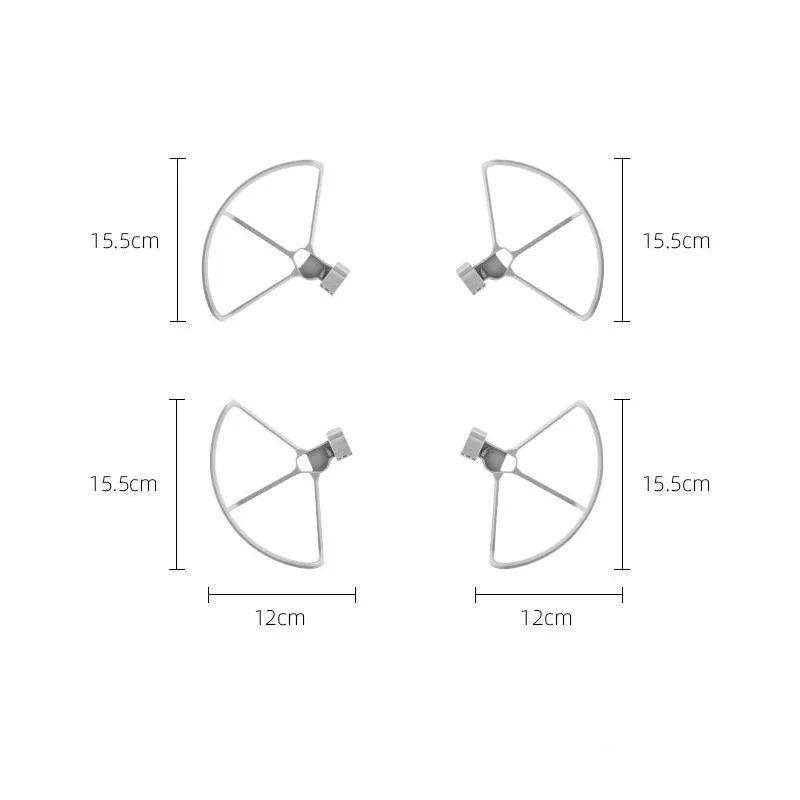 Protetores de lâmina de remo de drone capa anel anticolisão de hélice para acessórios DJI MINI 4 PRO