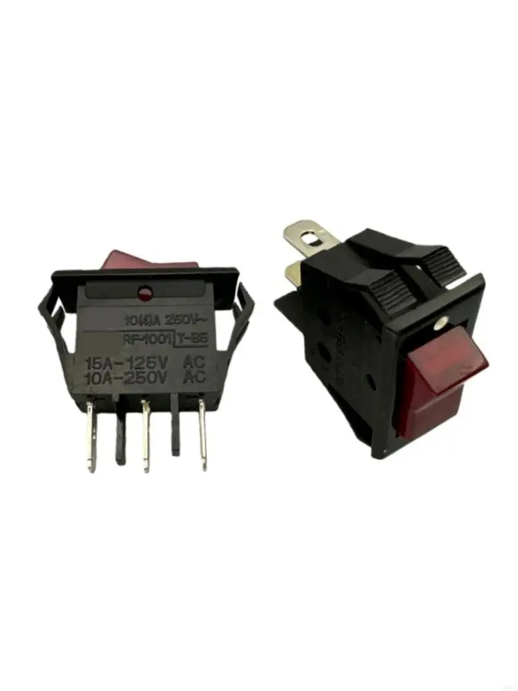 J6PE Red Illuminated Power Control Part for 3 Pin Panel Service Needs