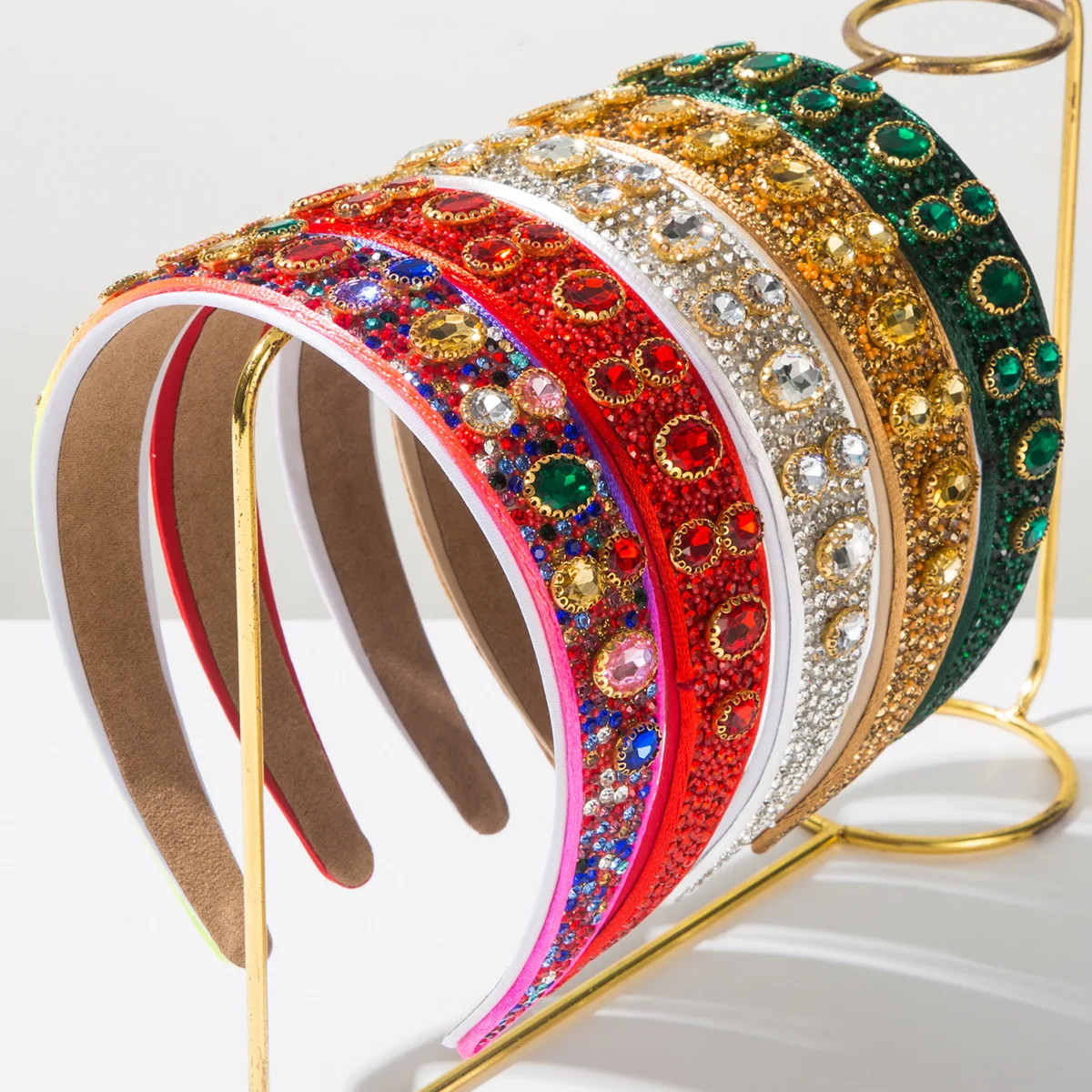 

New European and American Retro Full Diamond High-end Headband Shiny Banquet Hair Accessories