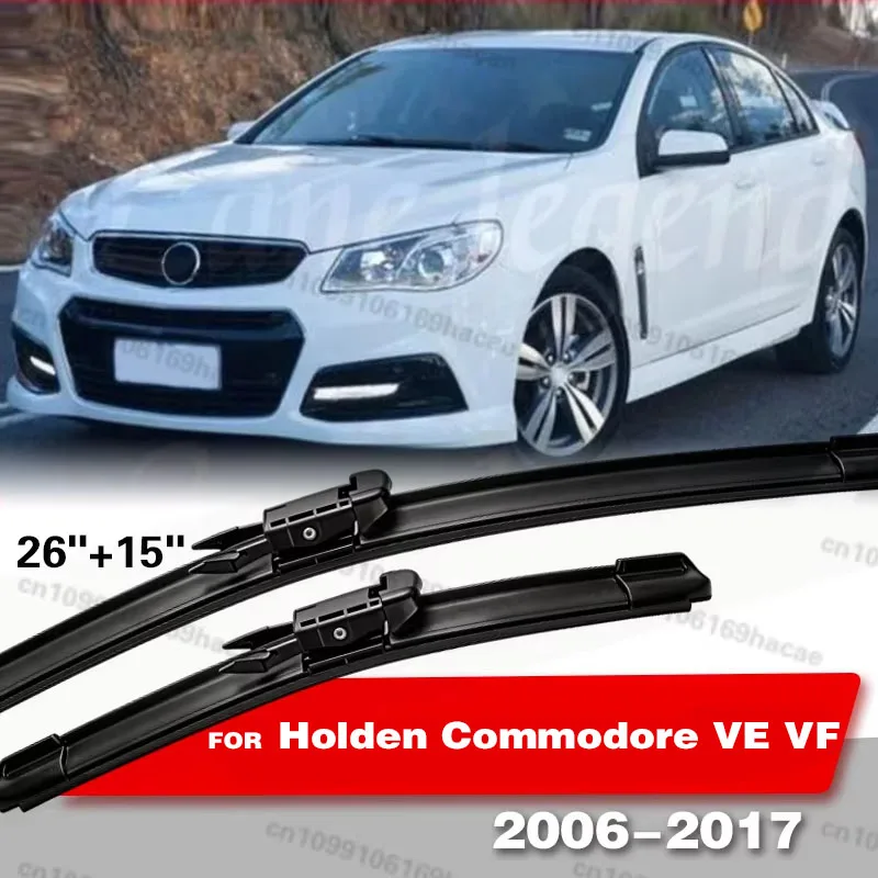 

Для Holden Commodore VE VF 2006-2017: Комплект из 2 щеток стеклоочистителя лобового стекла, аксессуары для окон 2007, 2010, 2012, 2014, 2016 годов