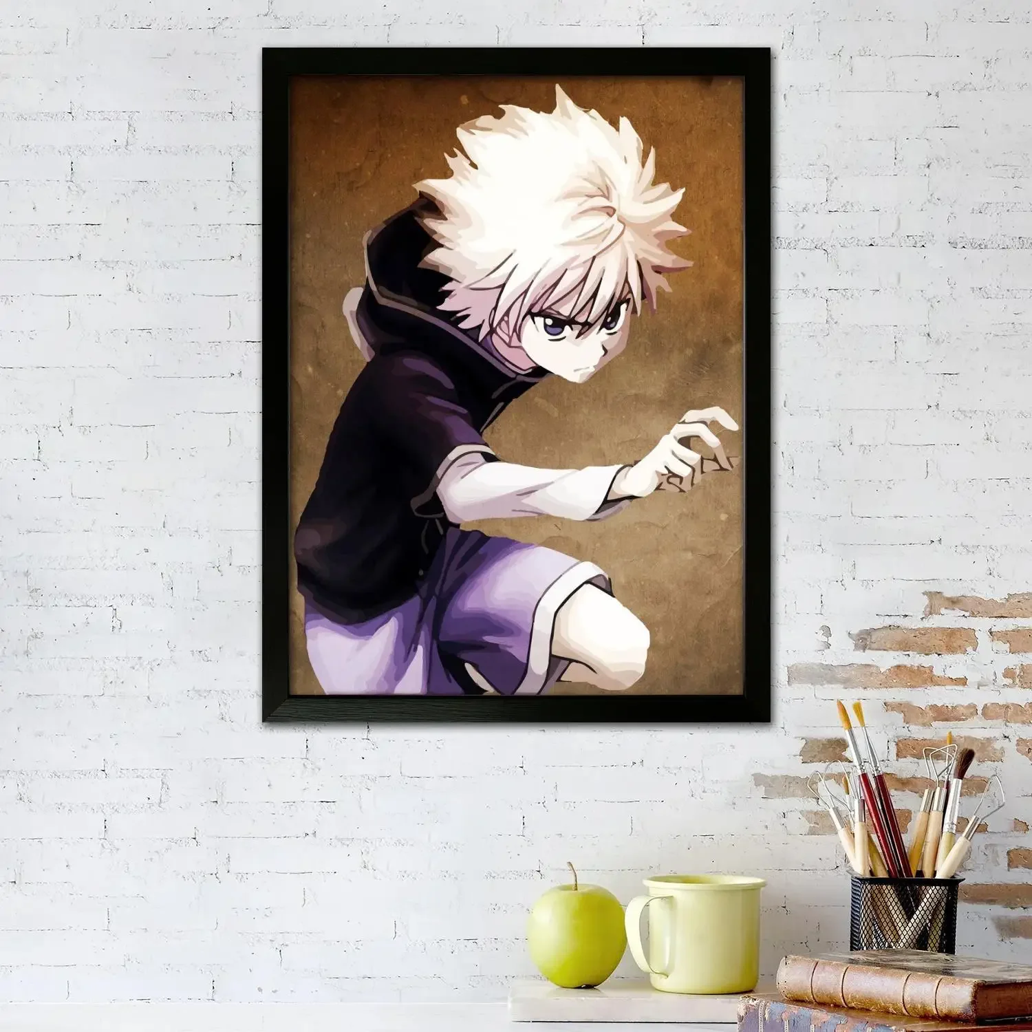 killua Poster Prints Wall Art Canvas Painting Poster For Modern Family Living Room Home Decor