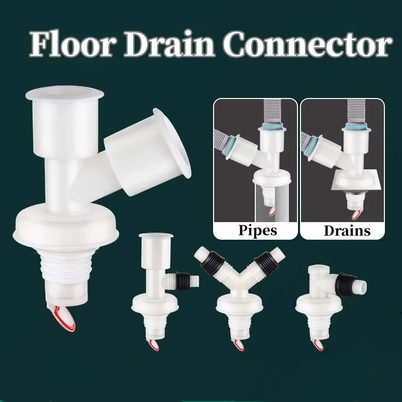 

Washing Machine Floor Drain Adapter Washing Machine Floor Drain Adapter Pipe Sewer Connector for Bathroom Kitchen Accessories