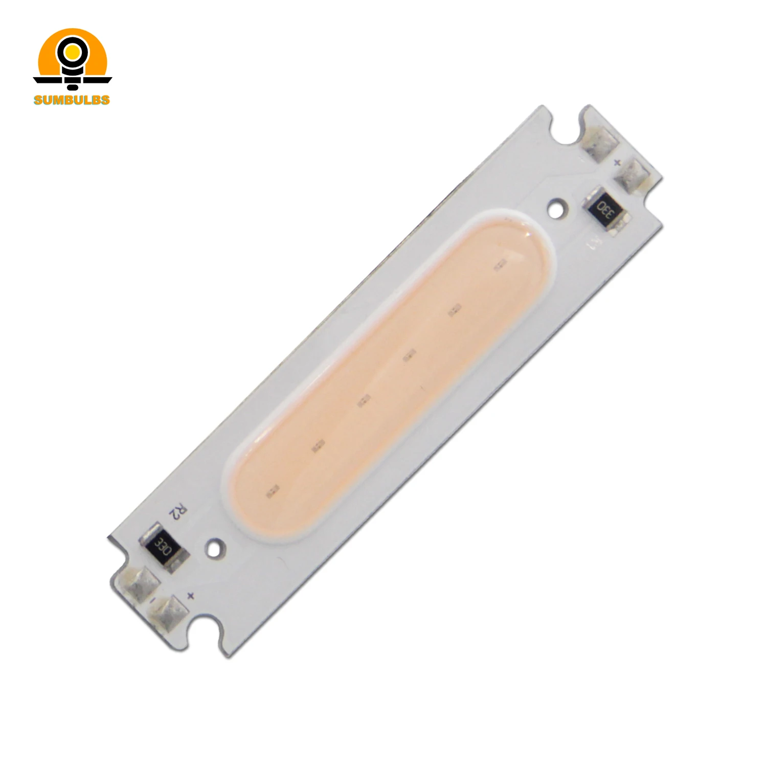 Bande lumineuse LED 60x15mm, 8 couleurs disponibles, ampoule COB 12V DC 2W, puce FLIP pour lampe automatique DIY, offre spéciale