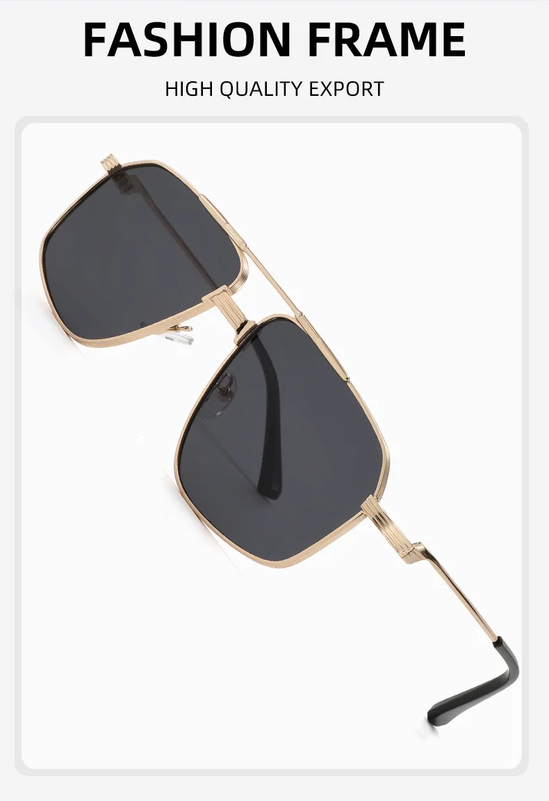 Солнцезащитные очки Мужские солнцезащитные очки для женщин Винтажные солнцезащитные очки в стиле хип-хоп и панк, подходят для альпинизма, туризма и пляжного использования