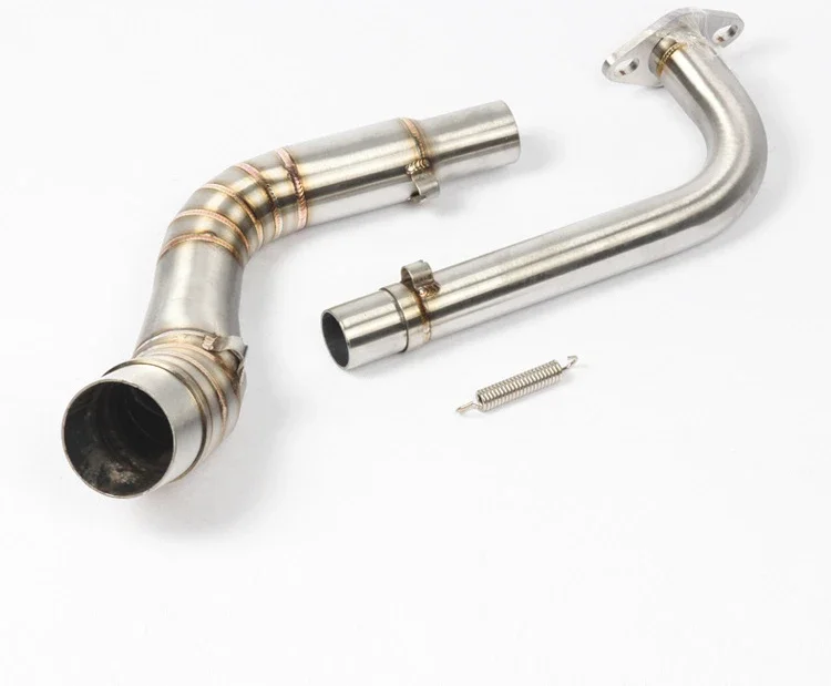 Suitable for motorcycle sports car NMAX155 front section NMAX155 modified Scorpio front full section exhaust pipe