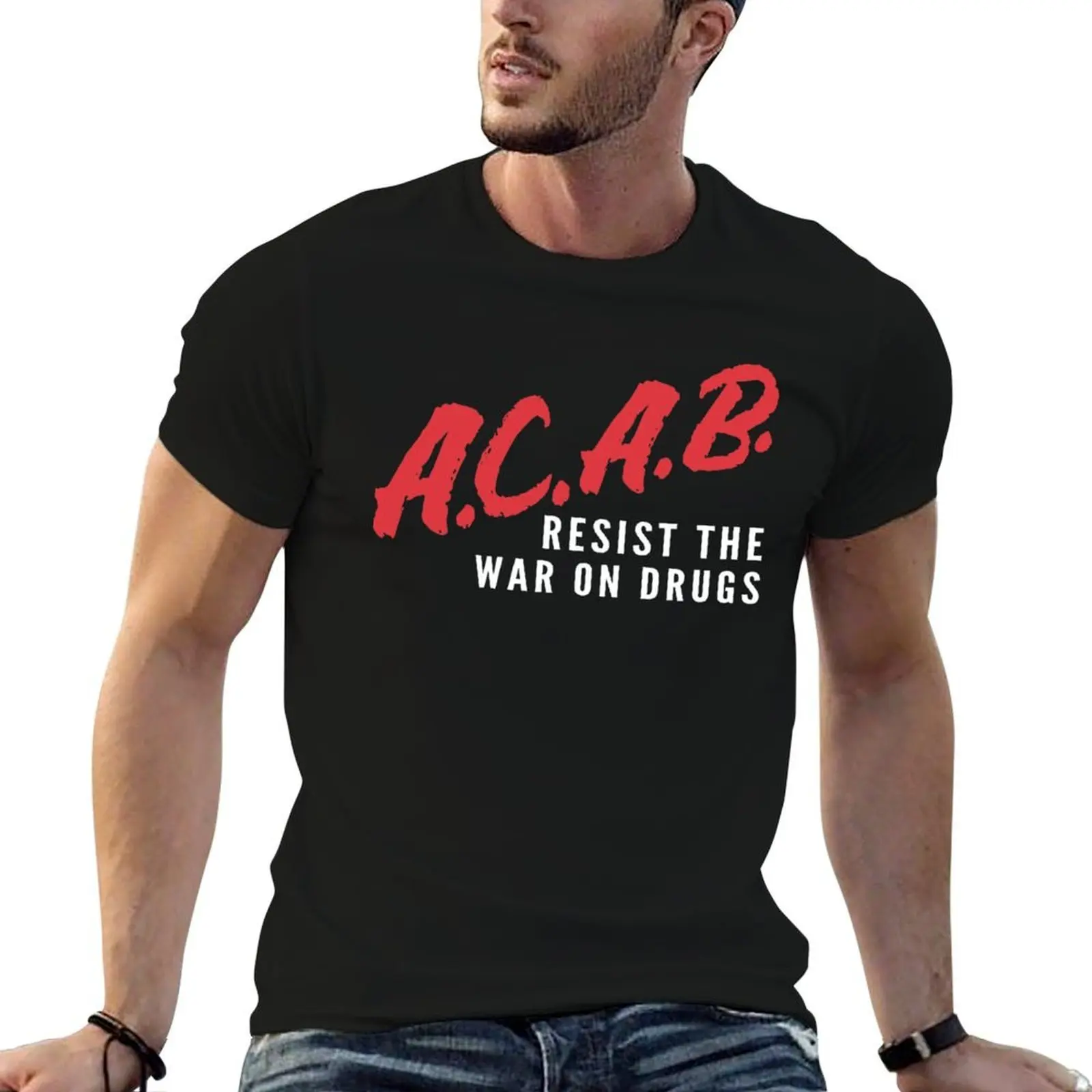 

ACAB/DARE T-Shirt t shirts for man graphic vintage essential t shirt T-Shirt